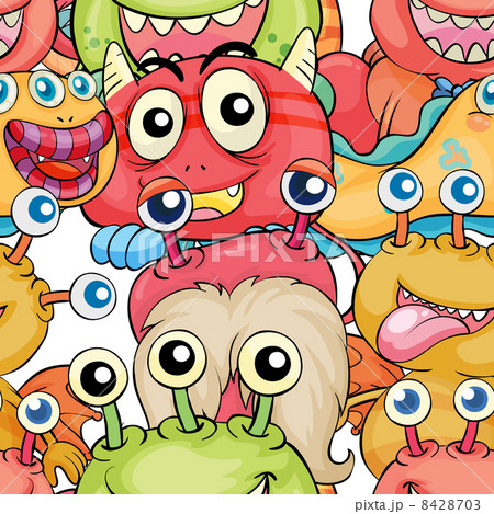 Seamless pattern with kids theme 8428703