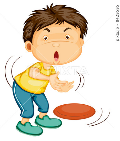 a boy playing disc 8429595