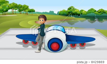 Pilot and plane 8429869