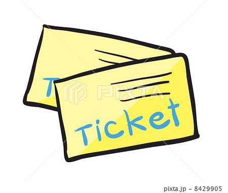 Two Ticketsのイラスト素材 8429905 Pixta