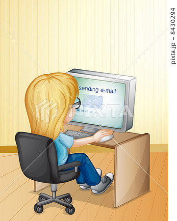 Using computer Using computer 8430294