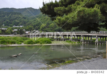 京都嵐山渡月橋の風景 京都嵐山渡月橋の風景 8430342