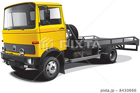 old-fashioned tow truck old-fashioned tow truck 8430666