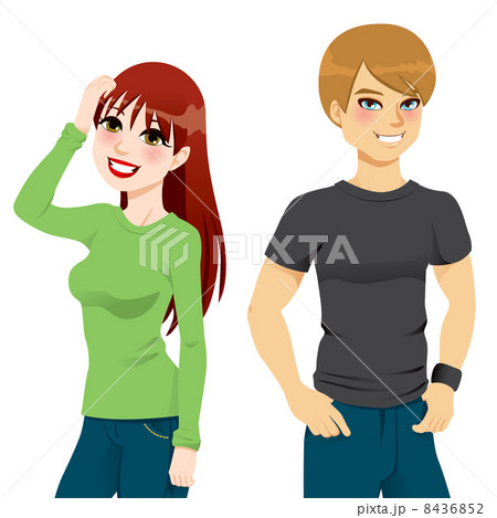 Young Couple T-shirt 8436852