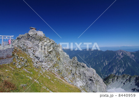 雄山（立山連峰）山頂 8440959