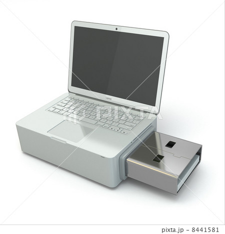 USB disk system recovery. Concept image. 8441581