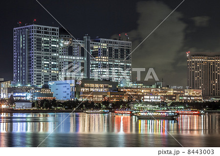 お台場海浜公園　夜景 8443003