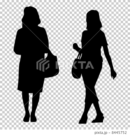 家庭主婦的剪影 8445752