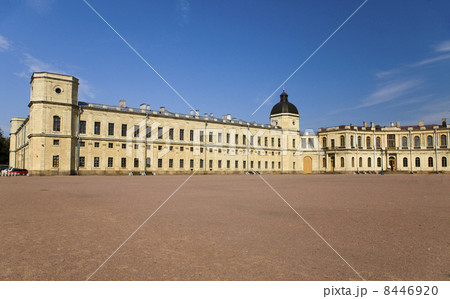 Russia, Gatchina, parade-ground before palace.. 8446920