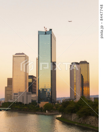 大阪ビジネスパーク夕景 大阪ビジネスパーク夕景 8447748