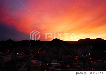 札幌の夕景 8447844