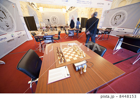 MOSCOW, RUSSIA - NOVEMBER 4: Michael Taljas fifth chess memoria 8448153