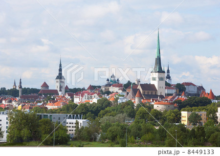 highest spire of Church of St. Olaf in Tallinn, Estonia highest spire of Church of St. Olaf in Tallinn, Estonia 8449133