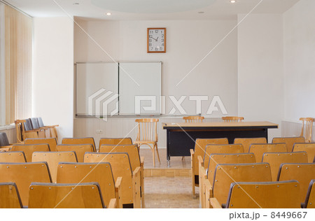 Conference room with chairs, blackboard Conference room with chairs, blackboard 8449667