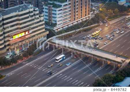 GUANGZHOU - NOV 23: Motor traffic on Southern Guangzhou Road, No GUANGZHOU - NOV 23: Motor traffic on Southern Guangzhou Road, No 8449782