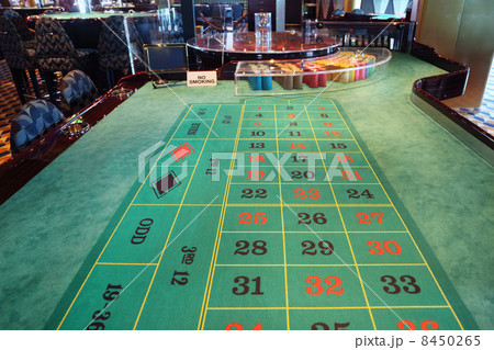 NORTH SEA - JULE 23: Green play field at liner Costa Luminosa on 8450265