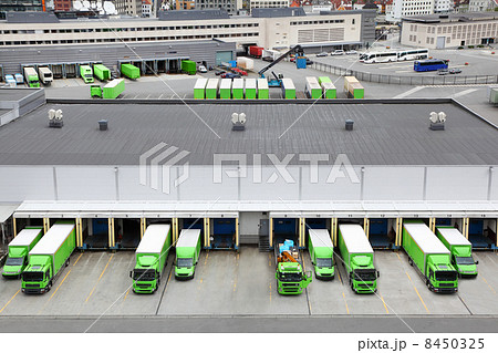BERGEN - JUNE 27: Trade trucks on JUNE 27, 2011 in Bergen, Norwa 8450325