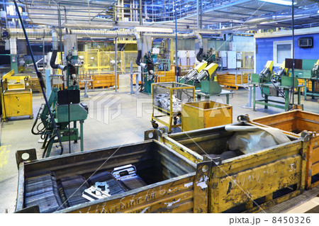 TOGLIATTI - SEPTEMBER 30: Workshop at Avtovaz factory on Septemb TOGLIATTI - SEPTEMBER 30: Workshop at Avtovaz factory on Septemb 8450326