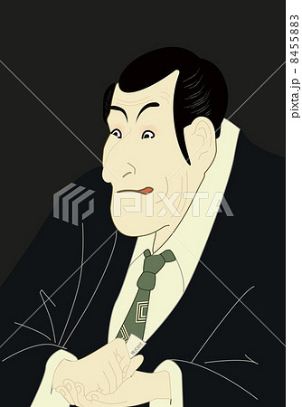 名刺をもらうビジネスマン」 8455883
