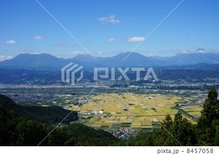 北信五岳と延徳田んぼ秋 8457058