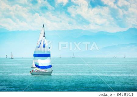 yacht at sea 8459911