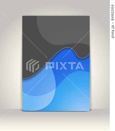 Flyer or brochure template, abstract design 8460264
