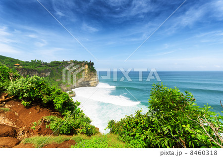 Coast at Uluwatu temple, Bali, Indonesia 8460318