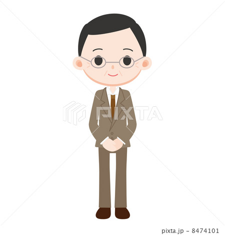 スーツを着た男性　管理職　部長 8474101