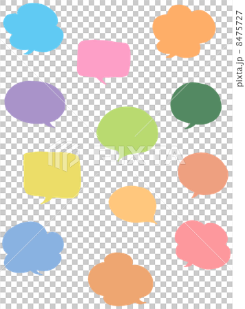 ふきだし色々 8475727