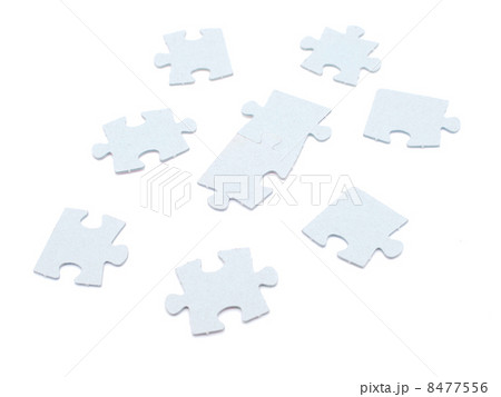 puzzle on a white background puzzle on a white background 8477556