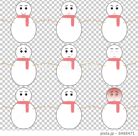 雪人的表情 雪人的表情 8488471