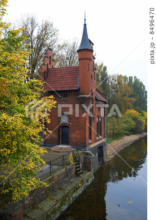Old german architecture in Kaliningrad. Russia 8496470