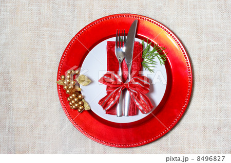 クリスマスのディナーセット クリスマスのディナーセット 8496827