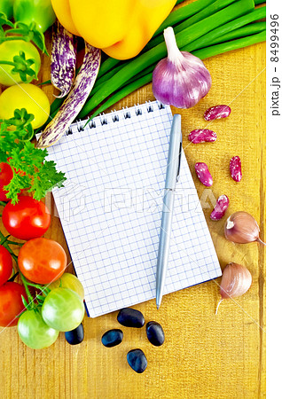 Notepad with vegetables 8499496