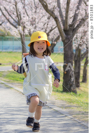 園児　女の子　歩く 8501883