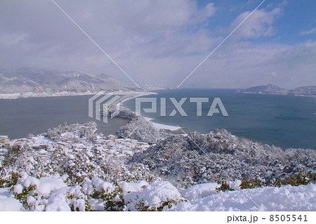 「日本三景」天橋立の雪景色 「日本三景」天橋立の雪景色 8505541
