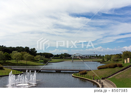 噴水と翼のゲート ひたち海浜公園 噴水と翼のゲート ひたち海浜公園 8507385