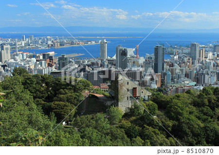 神戸・諏訪山公園眺望ポイントからの風景 8510870