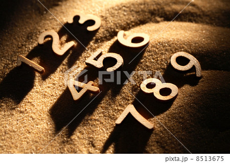 Numbering On Sand 8513675