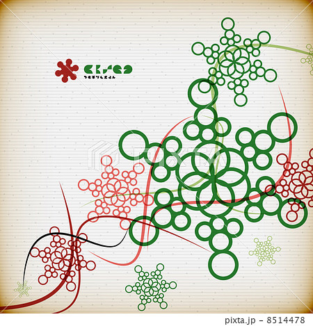 Vintage snowflakes minimal abstract background Vintage snowflakes minimal abstract background 8514478