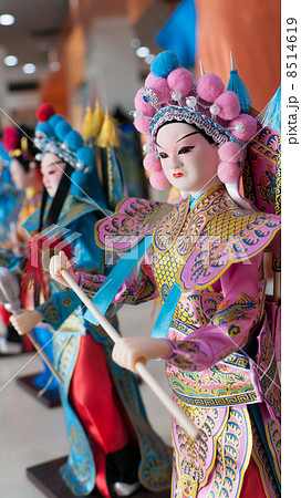 中国風京劇の顔の人物の写真立て鏡の置物特色文化の創意化粧鏡小さな
