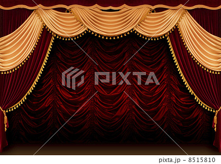 Red theater curtain 8515810