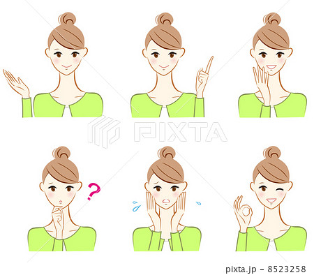 いろいろなポーズ・表情 いろいろなポーズ・表情 8523258