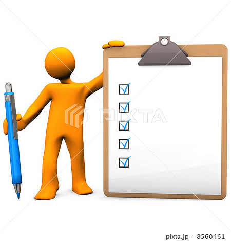 Toon With Clipboard 8560461