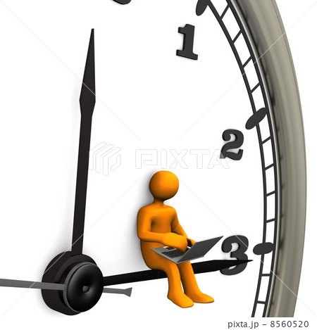 Big Clock Laptop 8560520