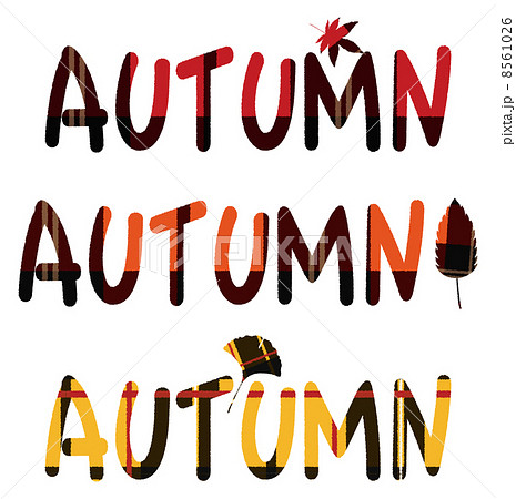 文字 Autumnのイラスト素材 文字 Autumnのイラスト素材