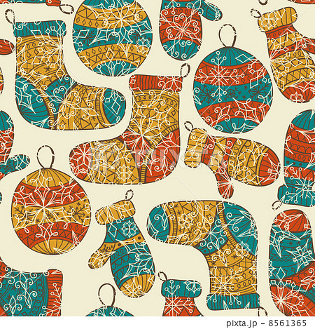 Vector Seamless Winter Chrostmas Pattern 8561365