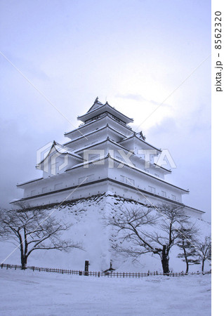 雪降る鶴ヶ城 雪降る鶴ヶ城 8562320