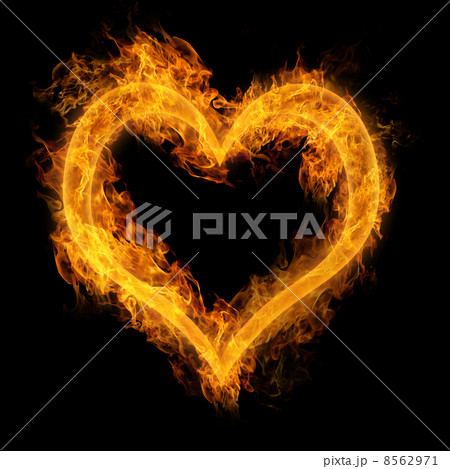 ハートの炎 8562971