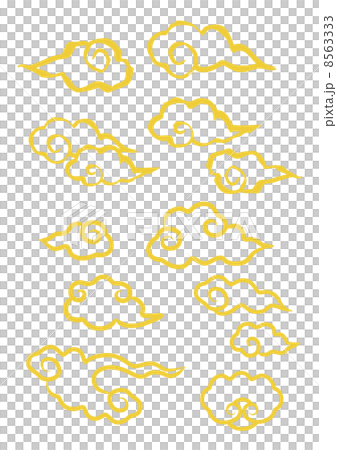 雲の文様 8563333